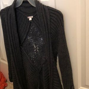 Grey cardigan